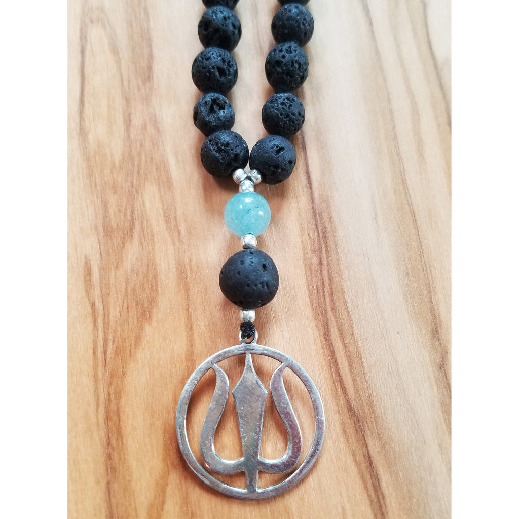 Lava Stone & Aquamarine