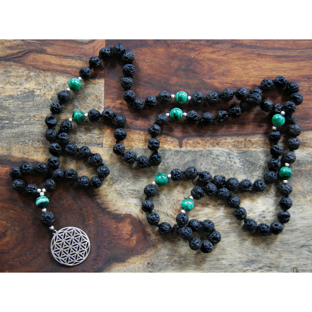 Lava Stone & Malachite