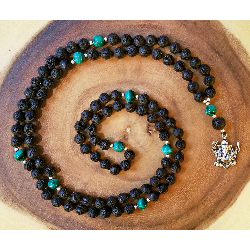 Lava Stone & Malachite